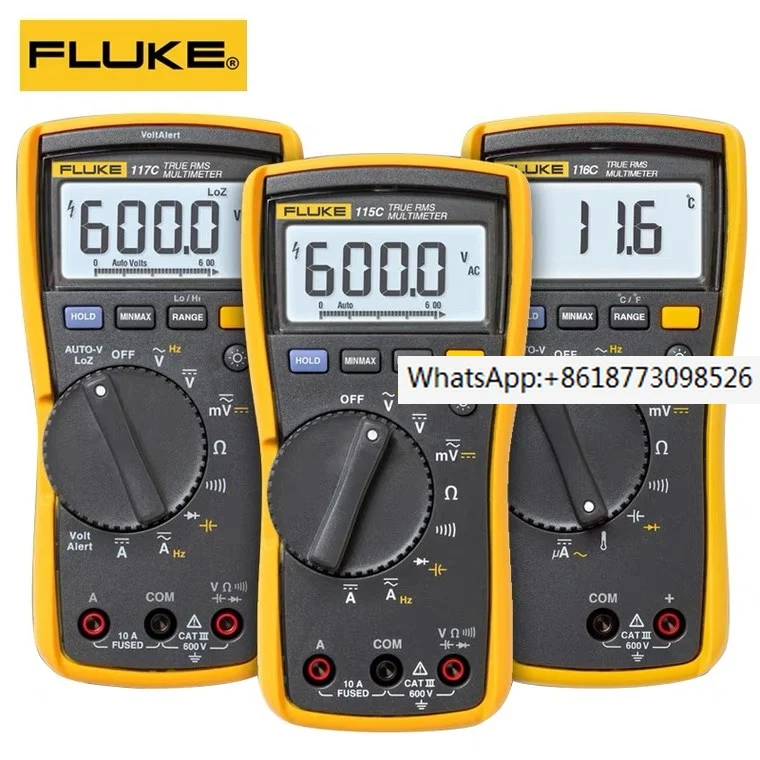

F117C/116C/115C/87V Цифровой мультиметр высокой точности F287C/289FVF