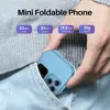 SERVO Original i16 Pro Foldable Mini Mobile Phone 2SIM Card Speed Dial Fold Telephone Magic Voice Blacklist Flip Cellphone TypeC 4