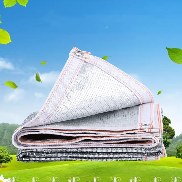 Batawa 99% Aluminet Árnyékszövet, Naphálózat Napnapok Uv -Ellenálló Háló, Grommets - Image 2