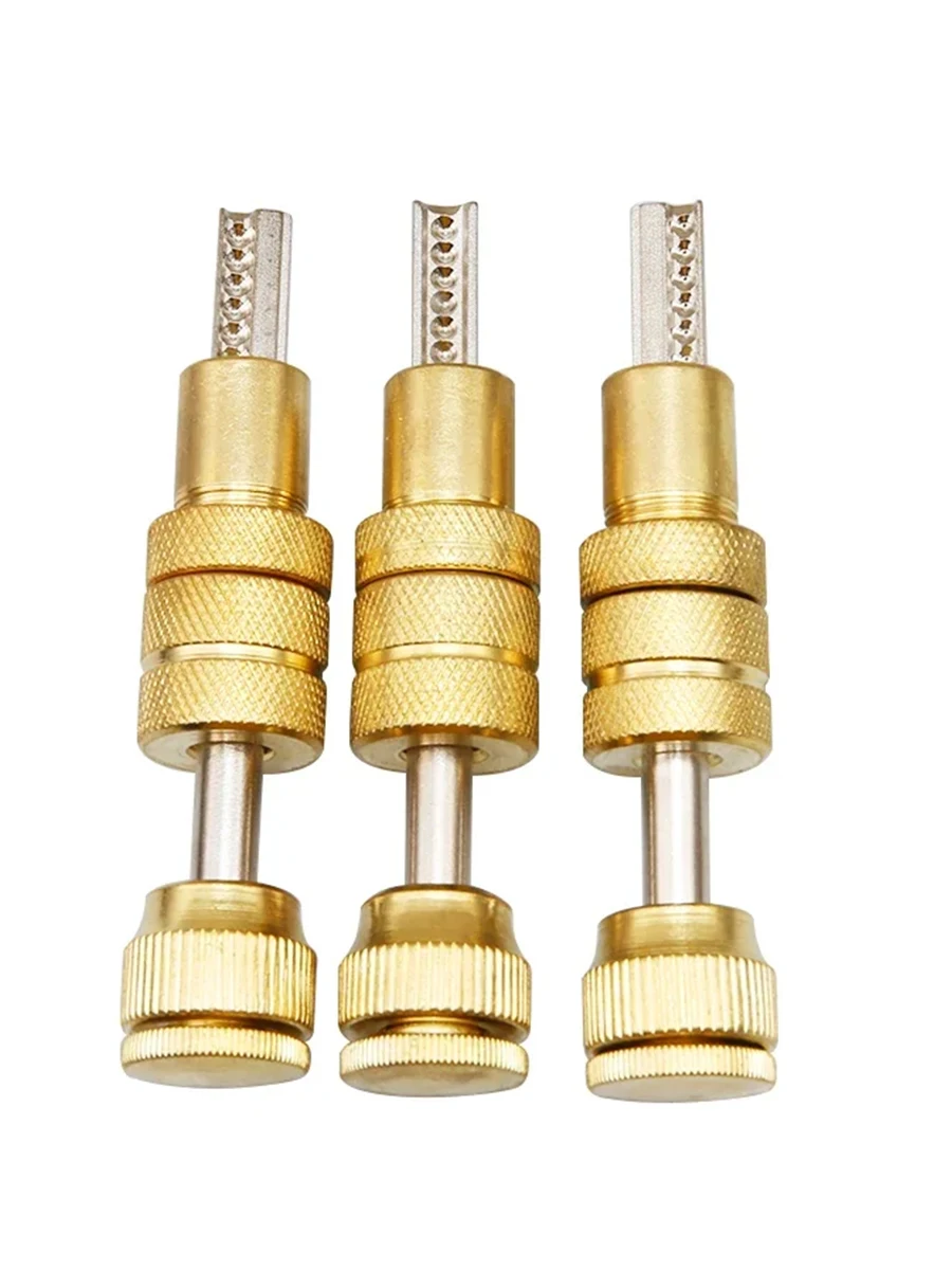 Locksmith Tools Two-Row Semi Circle Keyway 11 Pins Dimple A.B KABA Spring Loaded Bump Lock
