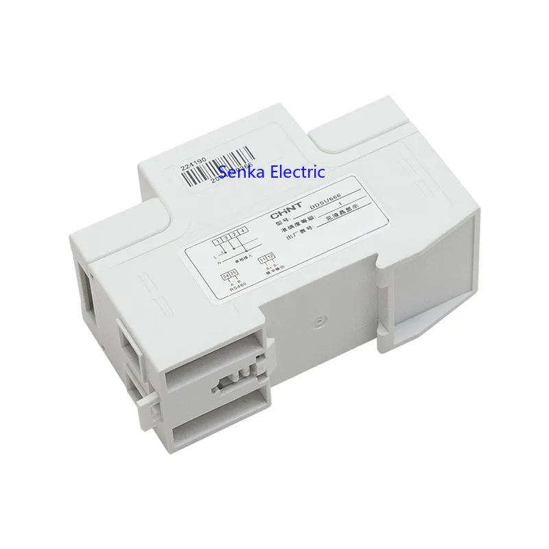 Chint-medidor de Energia Digital Programável de Energia Multifuncional v a w Kwh Dtsu666 Rs485 Fase Fase 220v 380v Watt-hora Ddsu666 - Image 4