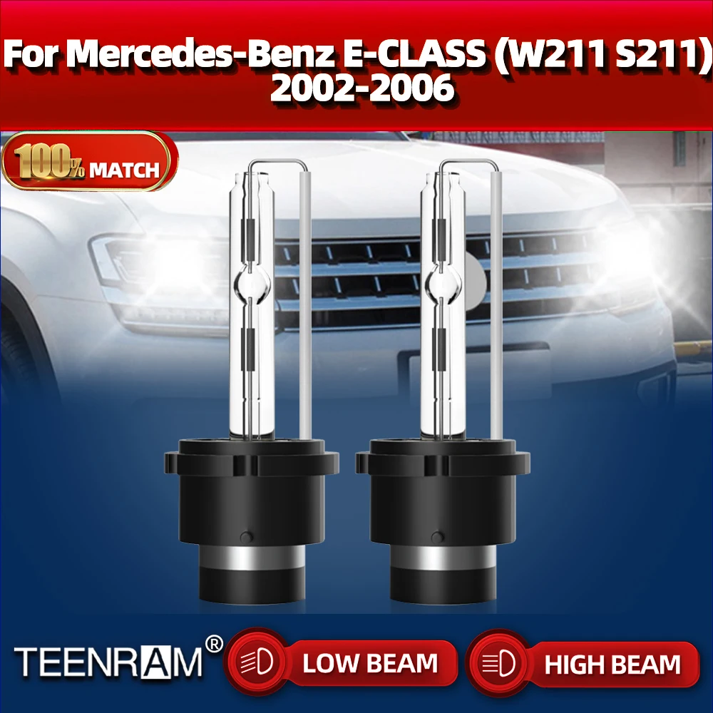 

35W HID Xenon Headlight Bulbs 12V 6000K White Xenon Lamp For Mercedes-Benz E-CLASS (W211 S211) 2002 2003 2004 2005 2006