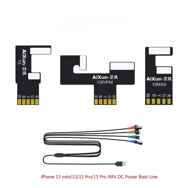 AIXUN P3208 DC 전원 부트 라인, 7-16 Pro Max 지원, PD/QC 고속 충전 프로토콜 원버튼 전원 케이블