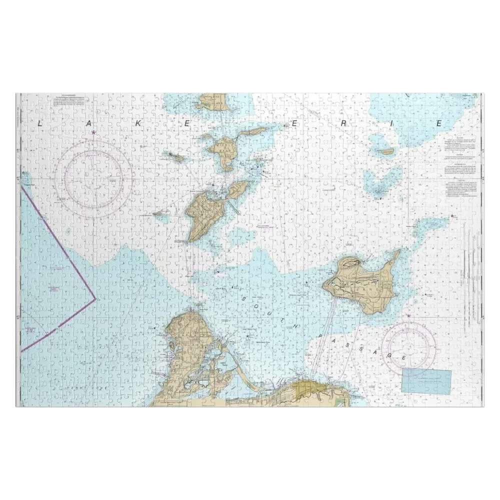 

Islands in Lake Erie Jigsaw Puzzle Adult Wooden Puzze Personalised Toys Custom Gifts Puzzle
