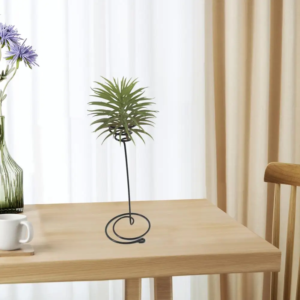 Flower Stand Spiral Design Iron Art Air Pineapple Rack Green Plant Display Holder Decoration Home Decoration
