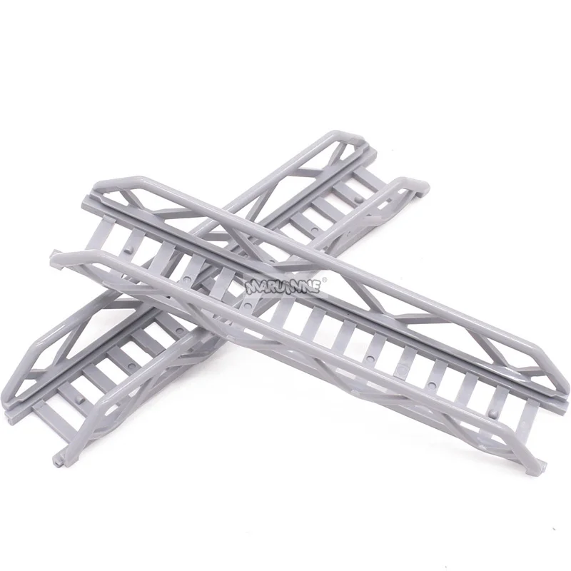 Marumine 20PCS MOC 빌딩 블록 소방차 텔레스코픽 사다리 트랙 모델 벽돌 DIY 11299 조립 어린이 장난감 액세서리