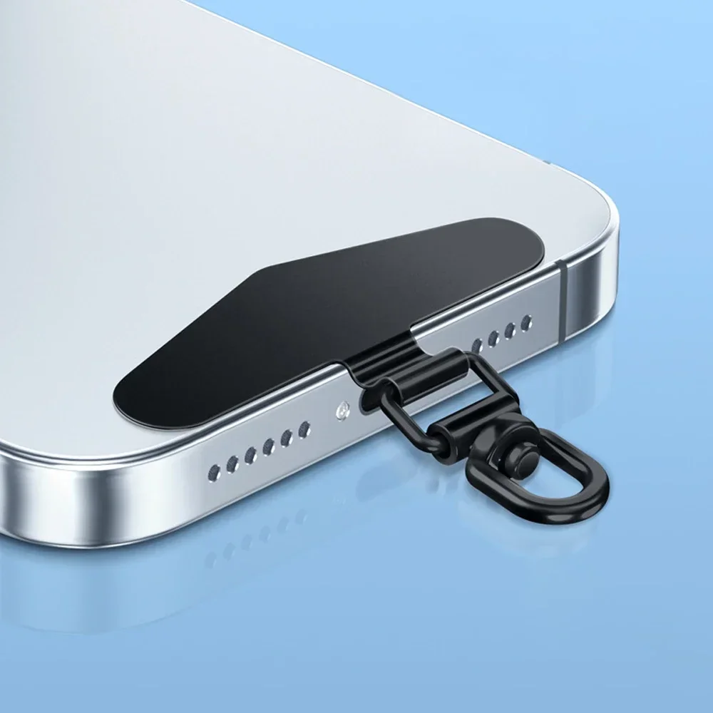 Joints Métalliques Rotatifs à 360 Degrés, 3 à 1 Pièces, Lanière De Téléphone Universelle, Languette D'attache, Clips De Raccordement En Acier Inoxydable, Connecteur Pour IPhone