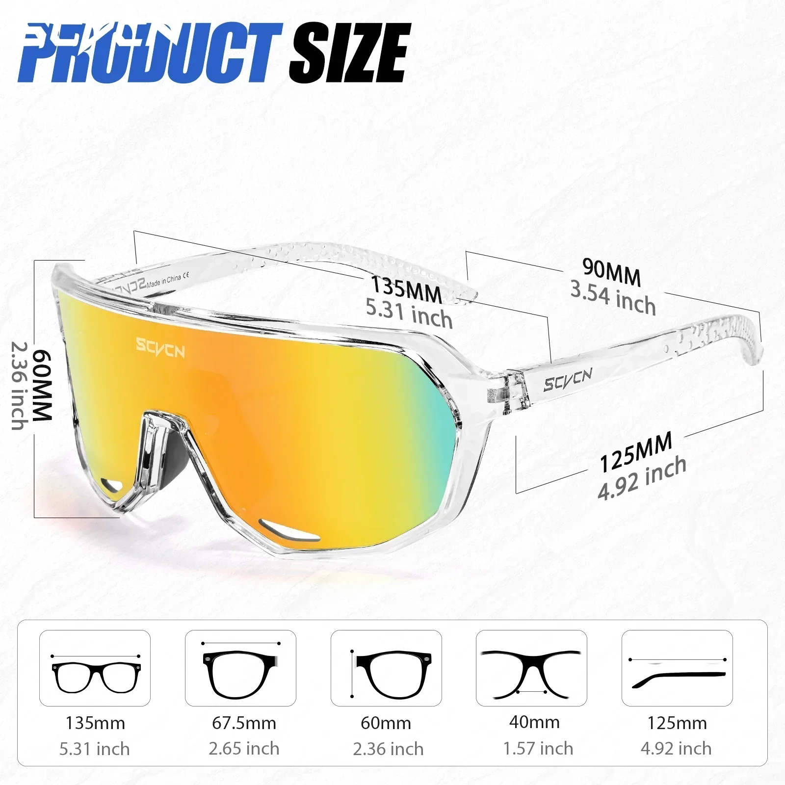 Men Women Cycling Sunglasses Sport Outdoor Bicycle Eyewear MTB Glasses Mountain Road Bike Cycling UV400 Goggles