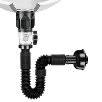 Kitchen Sink Drain Pipe Flexible Stretchable Deodorant Strainer Pipeline Durable Bathroom Washbasin Anti Blockage Accessories 2