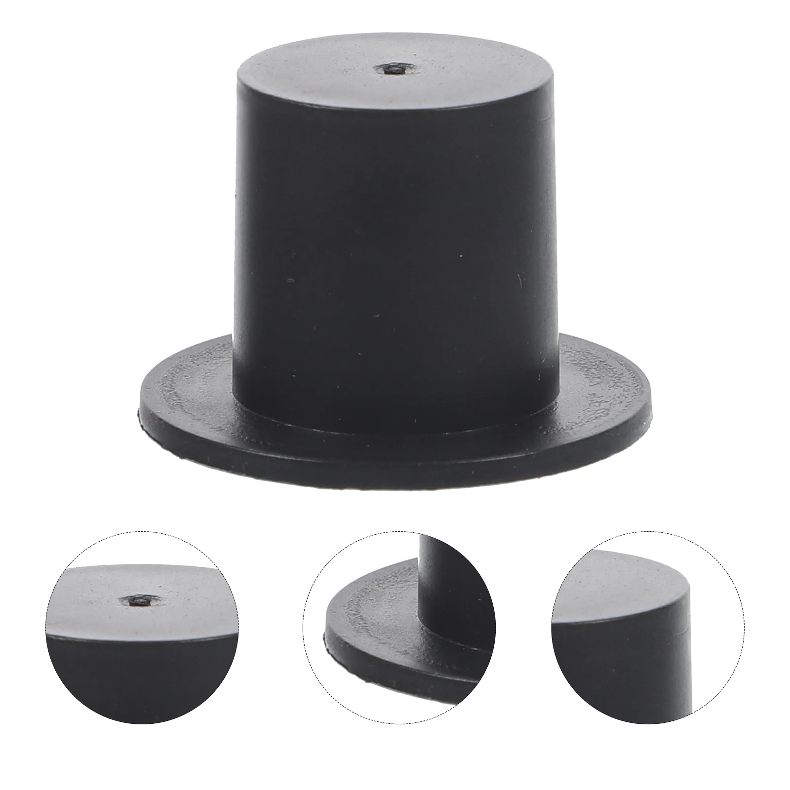 50 Pcs Plastic Clown Hat Mini Snowman Miniature Top Lovely Hats Kawaii Tiny Headband Black Formal Christmas Party Supplies