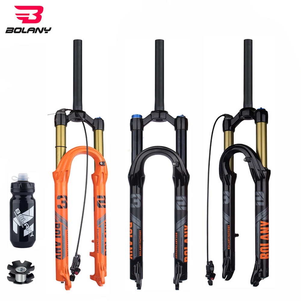 

bolany Mountain Bike Fork 29 inch bike suspension MTB Air Suspension fork shock absorbing fork MTB fork Downhill suspension fork