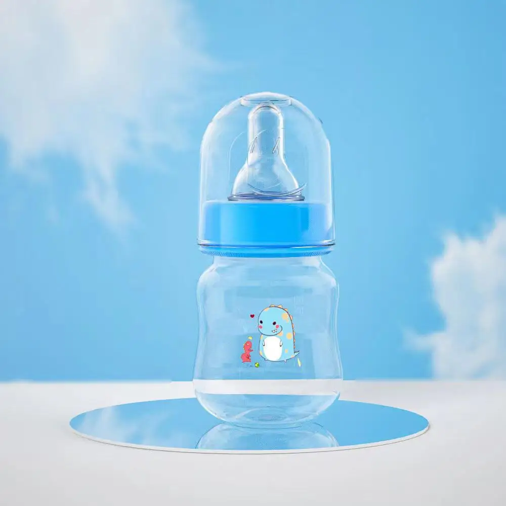 0-6 Months Newborn Bottle Baby Standard Mouth PP Bottle 60ML Anti-flatulence Standard with Breastmilk Nipple 1pc