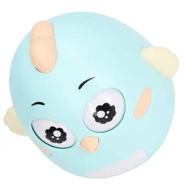 Roly Poly Toy Strong Early Educational Mint Green Funny Wobbler Baby Toy for Gift for Toddler 3
