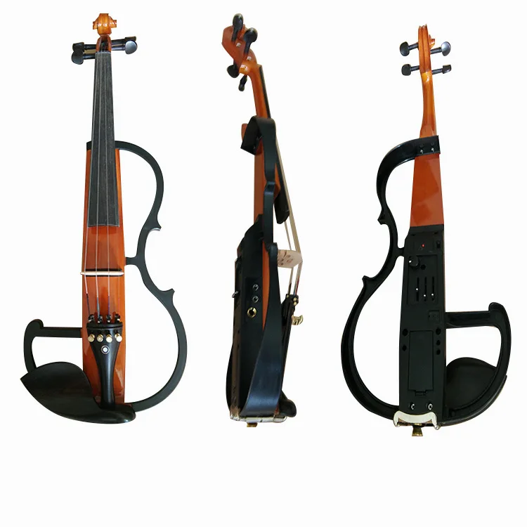 4/4 All handmade electronic violin Maple solid wood Electric violin Stringed Instrument