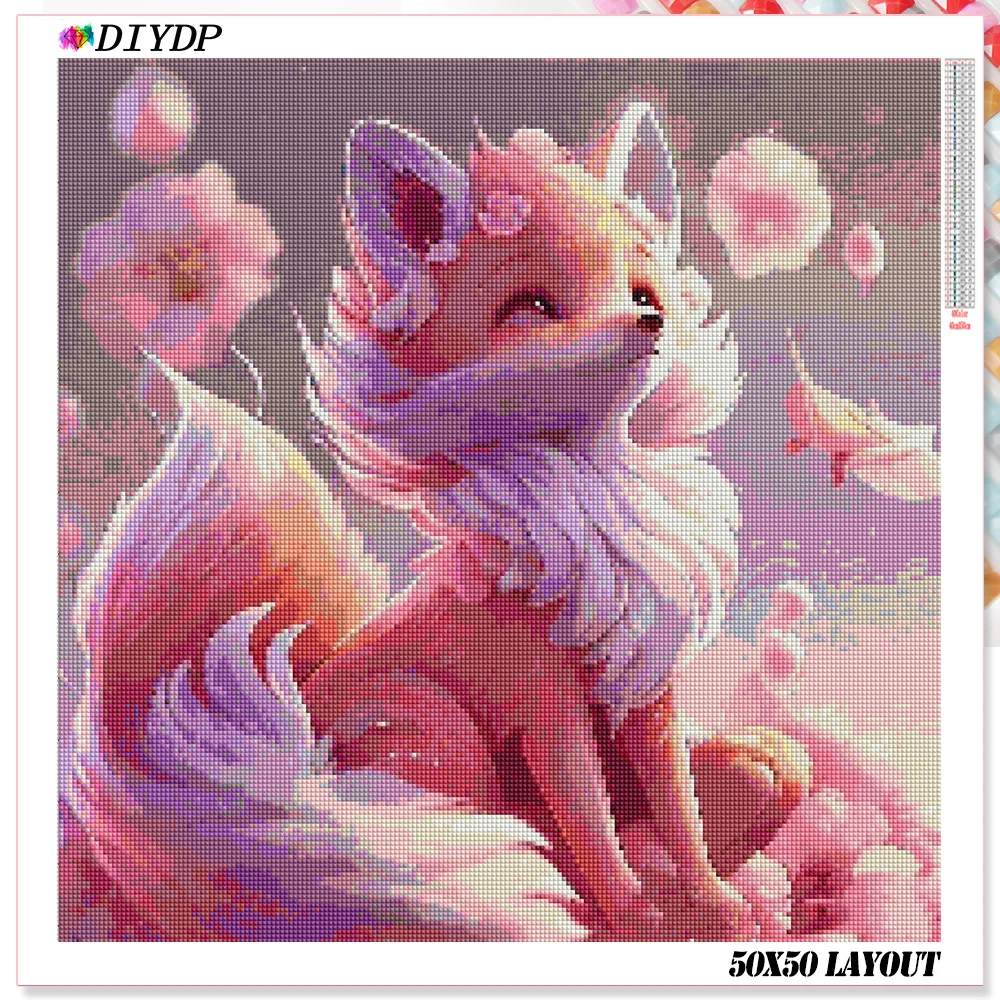 Diy 5D Mosaic Arts Animal Fox Diamond Painting Full Rhinestone Embroidery  Floral Handmade Cross Stitch Kits Wall Decor AA4920 - AliExpress