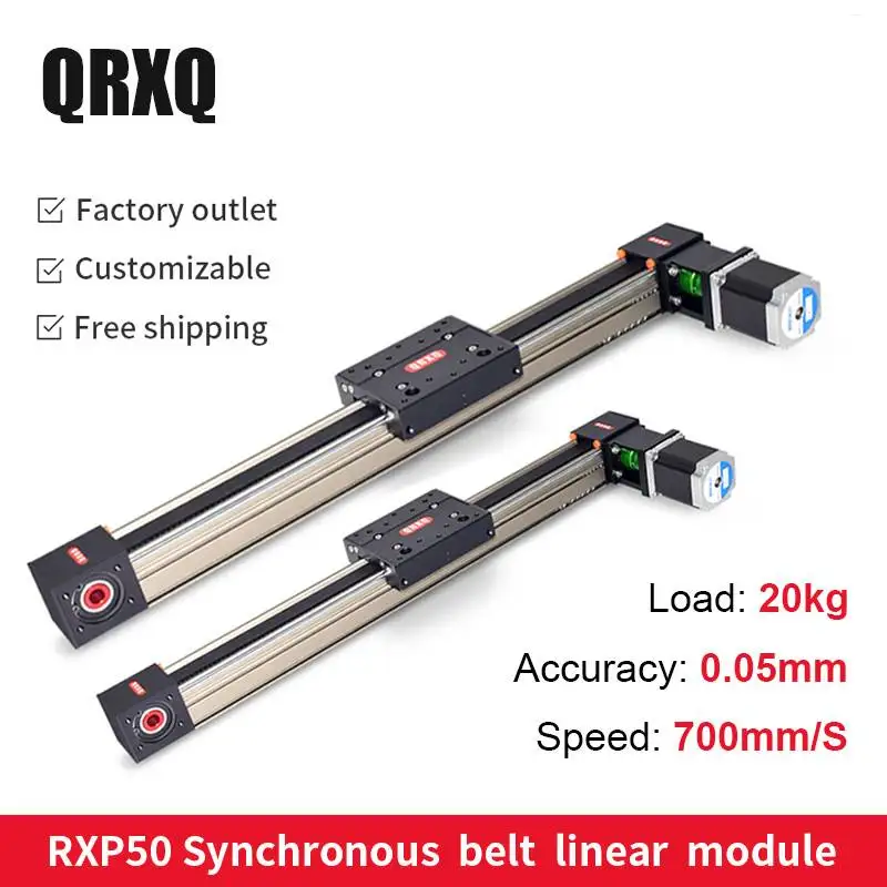 

Linear Rail Linear Actuator Aluminum Profile Low Noisy Synchronous Belt Linear Guides Include Stepper Motor Free Shipping