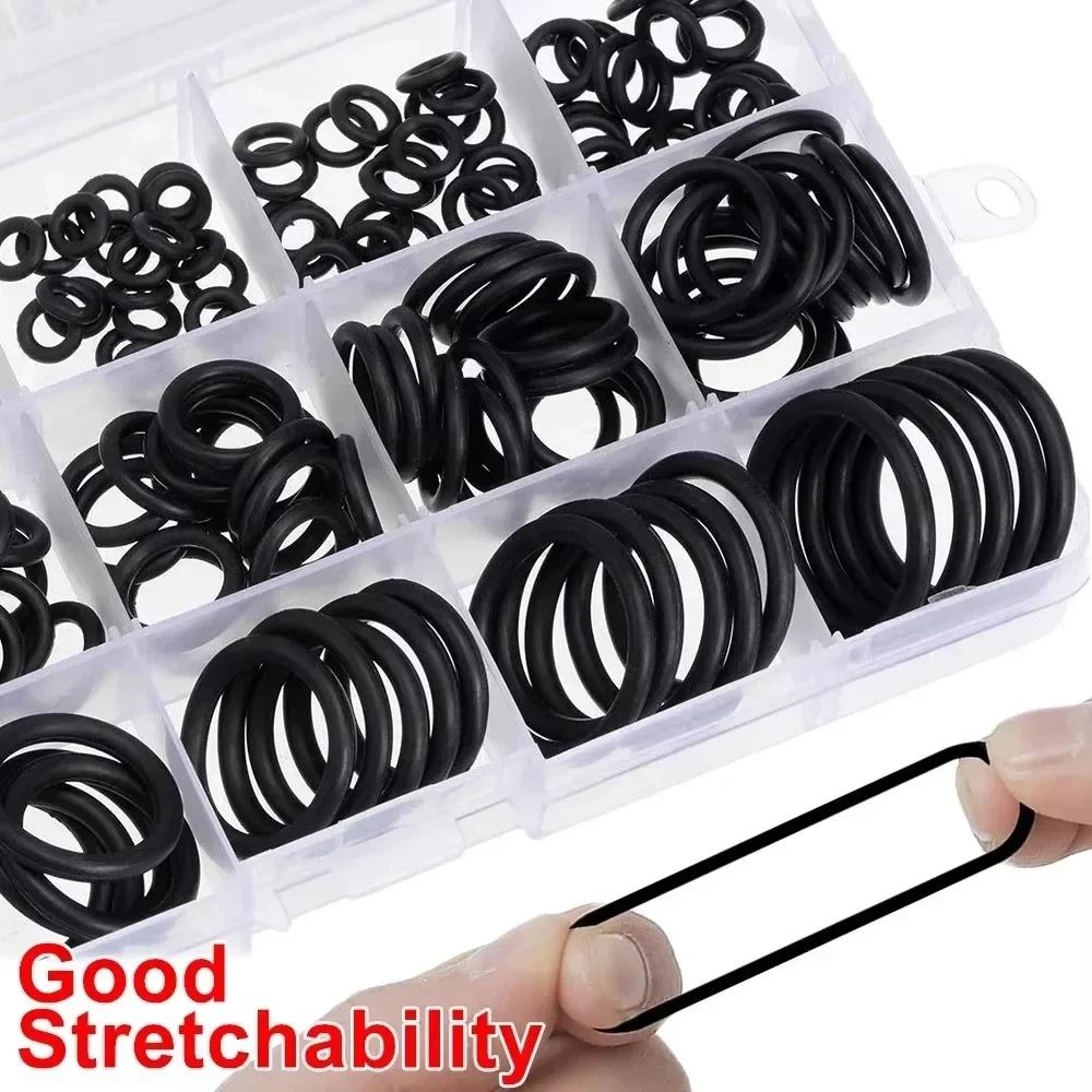 Nitrile Rubber O Ring Set - Elastic Oil-Resistant Sealing Gaskets