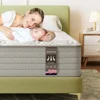 Mattress 12 Inch,Gel Memory Foam Mattress in a Box Individually Pocket Springs,Pressure Relief,CertiPUR-US Certified 1