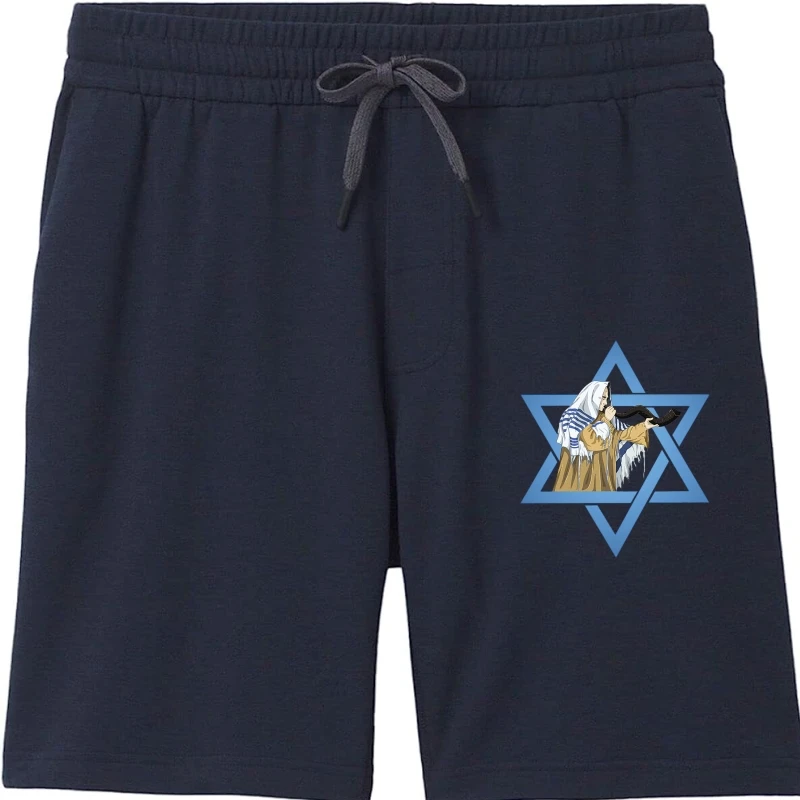 

2020 горячая Распродажа армейские шорты для мужчин, свободные летние белые еврейские звезды Давида, мужские shofar kabbalah