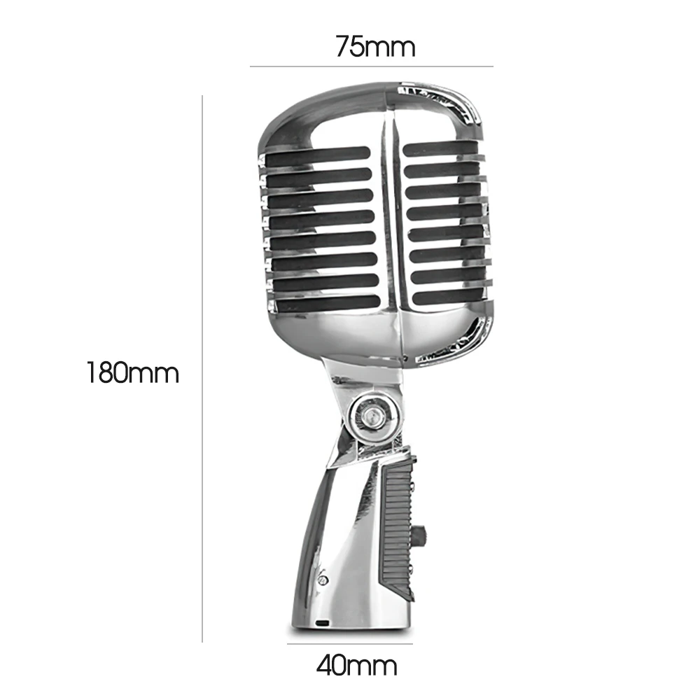 Microphone Retro Shure, Karaoke Microphone