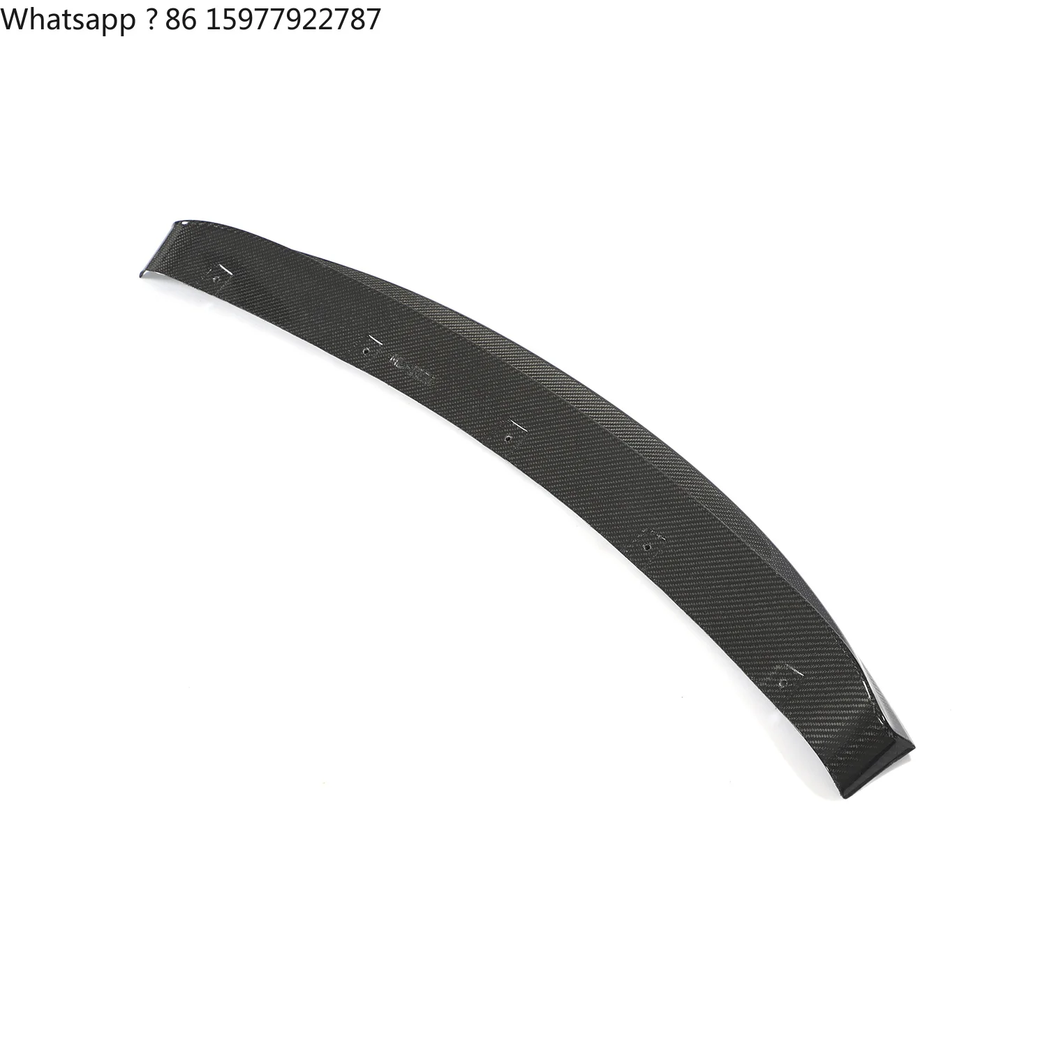 BMW F06 F12 F13 M6 그란 쿠페 2013-2018용 카본 파이버 M6 자동차 범퍼 센터 립