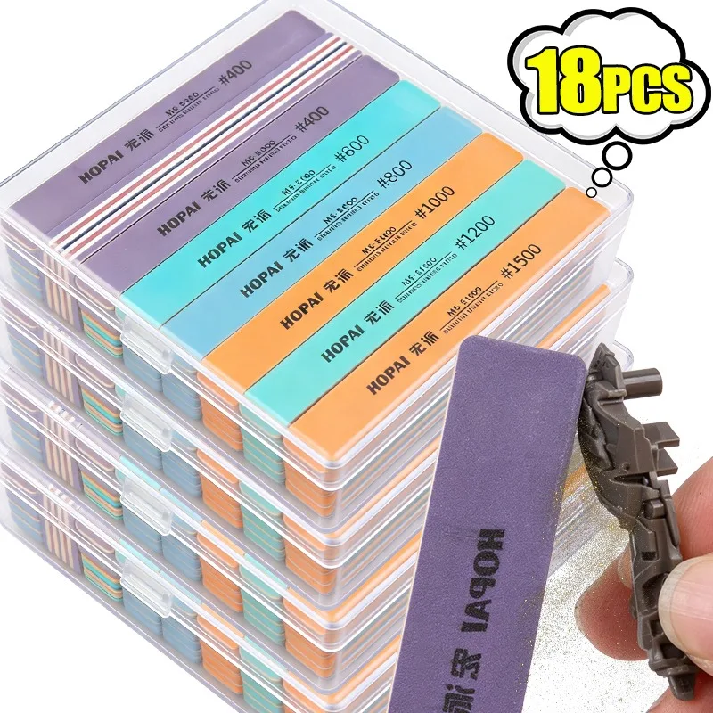 Sanding Sticks Set - Home Semi-Rigid Sandpaper for Wet & Dry Use, Ideal for DIY Model Polishing and Detailing