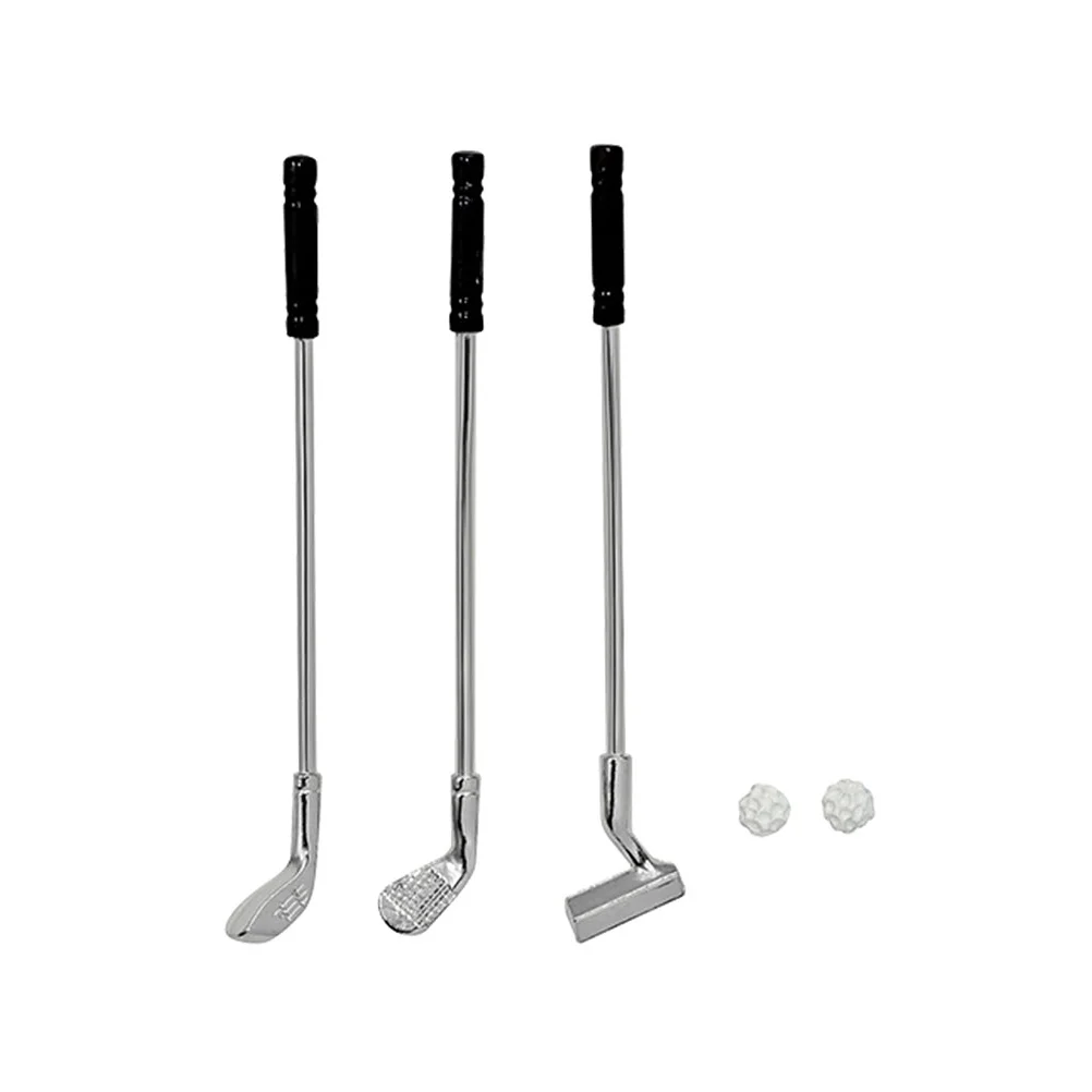 Dollhouse Golfing Club Miniature Golf Club Balls Set Miniature Golf Clubs Mini Golf Club Model Toys 1 12 Scale maisto 1 18 scale mini suzuki gsx s750 abs gsxs750 bike model diecasts