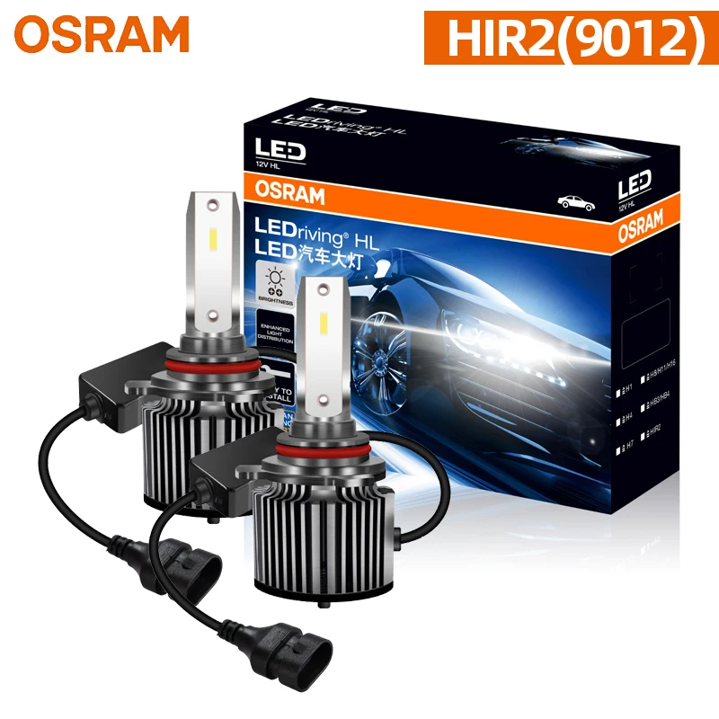 Osram Led H4 H7 H11 Hir2 Hb3 Ledriving Ylz Car Headlight H8 H16 9012 9005 9006 Hb4 6000k Bright White Led Original Lamps, 2x - Car Headlight Bulbs(led) - AliExpress