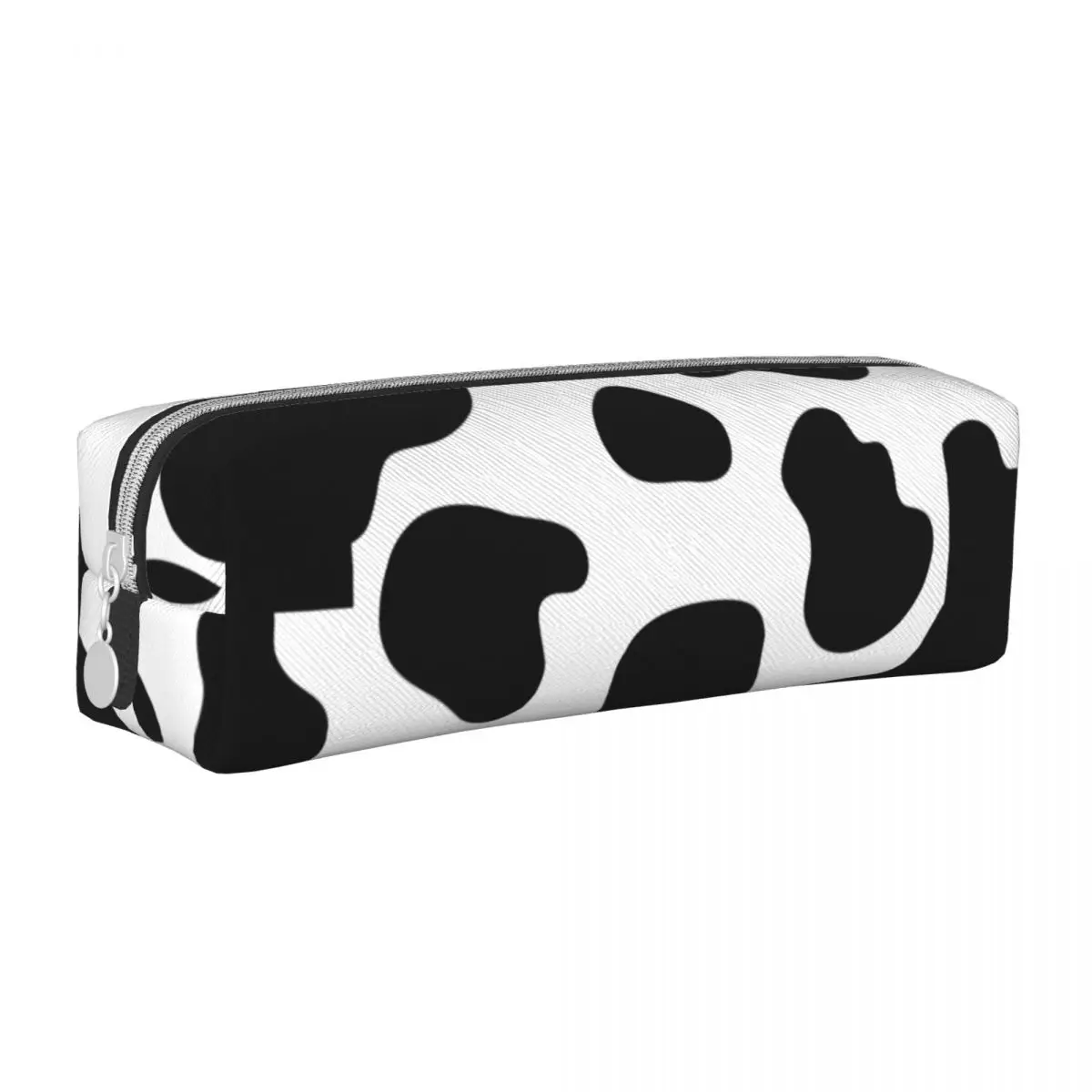 

Aesthetic Cow Print Pencil Case New Black and White Pen Bags Student Big Capacity Students School Cosmetic Pencil Pouch