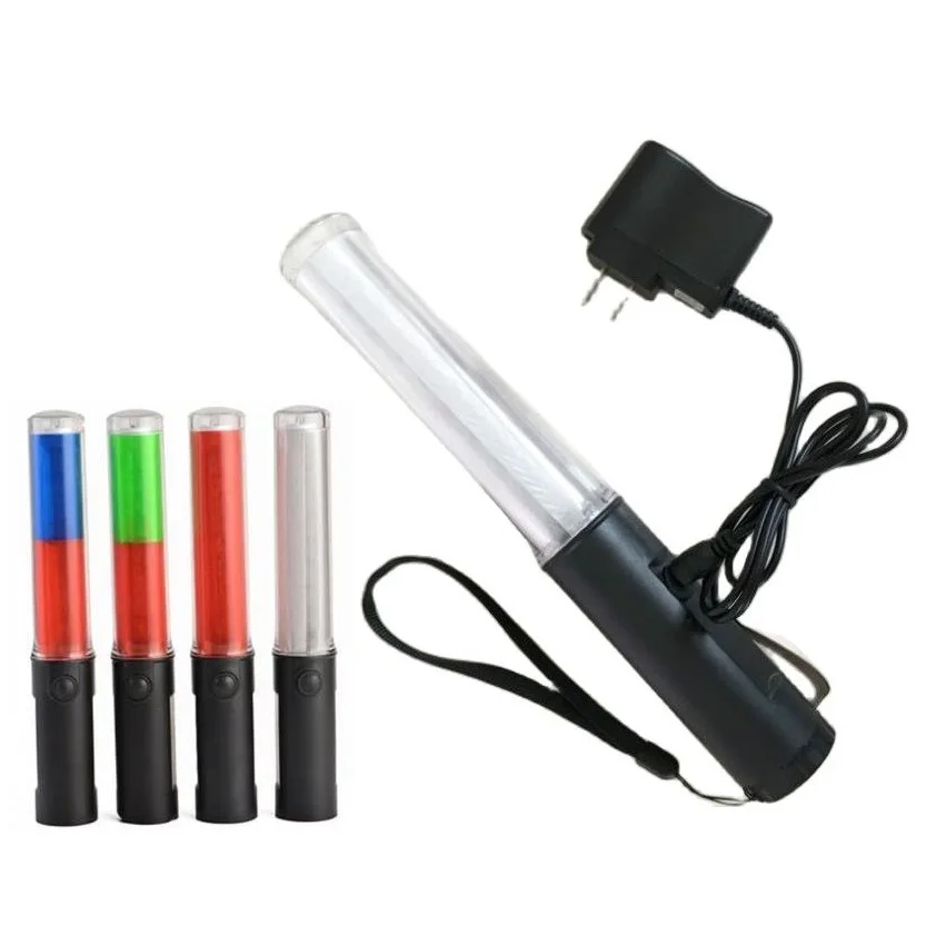 26cm-rechargeable-led-flash-light-traffic-command-emergency-luminous-warning-baton