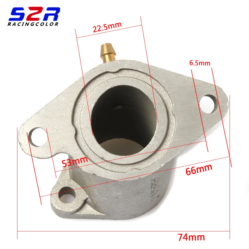 S2R Motorcycle Joint Carburetor Intake Manifold Pipe for YAMAHA YBR125 YBR YB 125 125CC Accessories Engine Spare Parts motorcycle carburetor