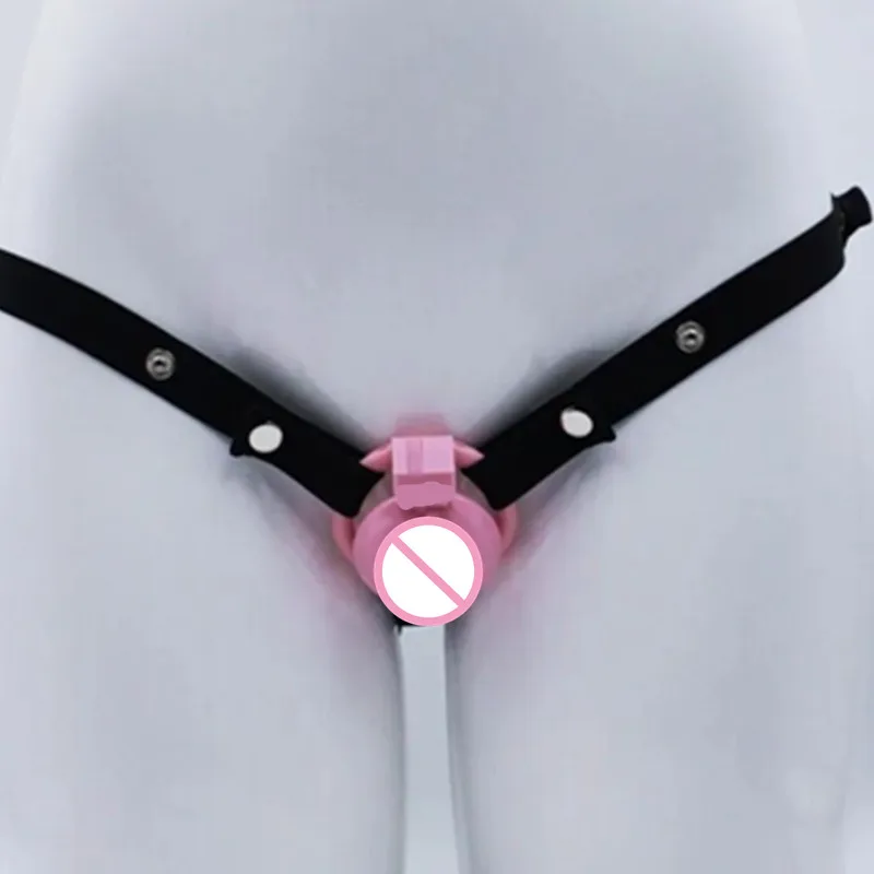Anti-Off Male Chastity Cage Device Auxiliary Belt Adjustable Rope-Three Way Widen Elastic Band Sex Toy Sexy Underwear for Men Penis Chastity Cage Chastity Lock Sex Toy Chastity Cage Accessory