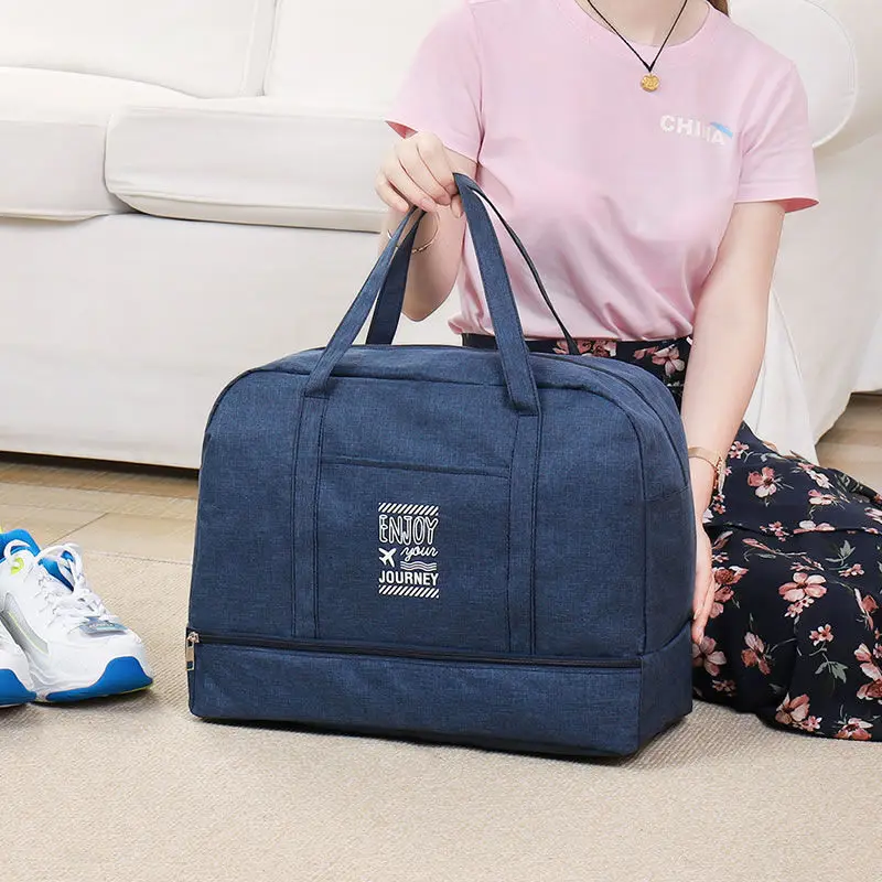 Fashion Folding Travel Bag Unisex Oxford Travel Weekend Overnight Bags Large Capacity Hand Luggage Tote Duffel travel bags duffel bag