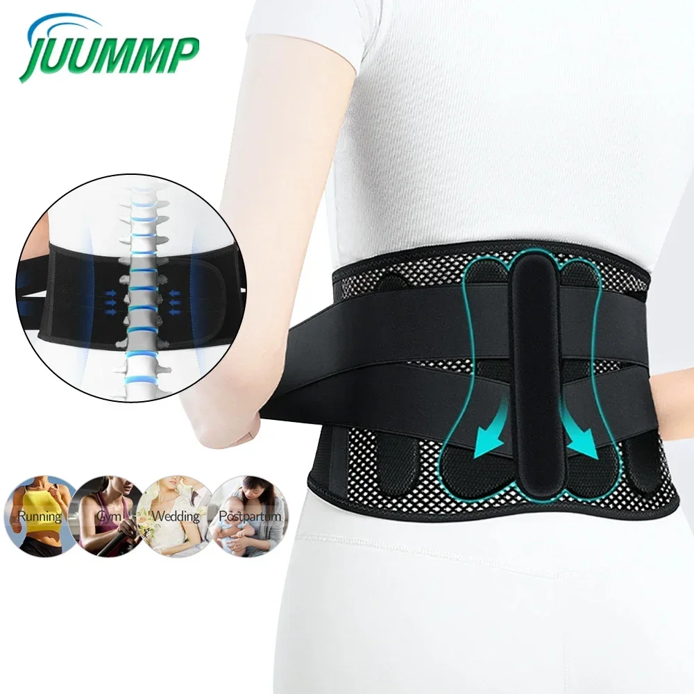 

1Pcs Back Brace for Women Men, Back Brace for Lower Back Pain Relief, Posture, Work, Heavy Lifting, Sciatica, Herniated Disc