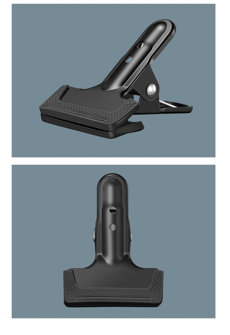 Heavy Duty Spring Clamps Clips Black White Metal Rubber Hinge Clip File Clamps