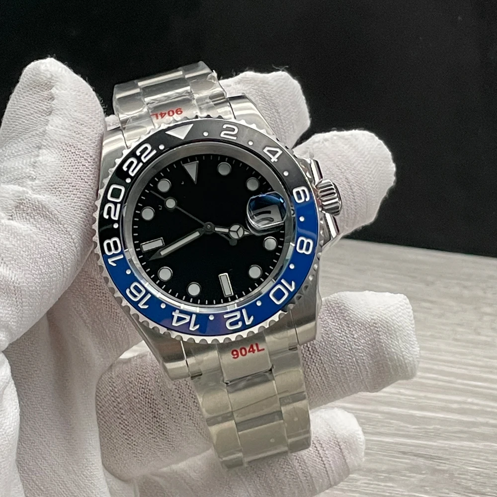 Diving Luxury NH35A Automatic Men Watches Full Steel Wristwatch Oyster Bracelet Sterle Dial Reloj Hombre Waterproof Auto Clock