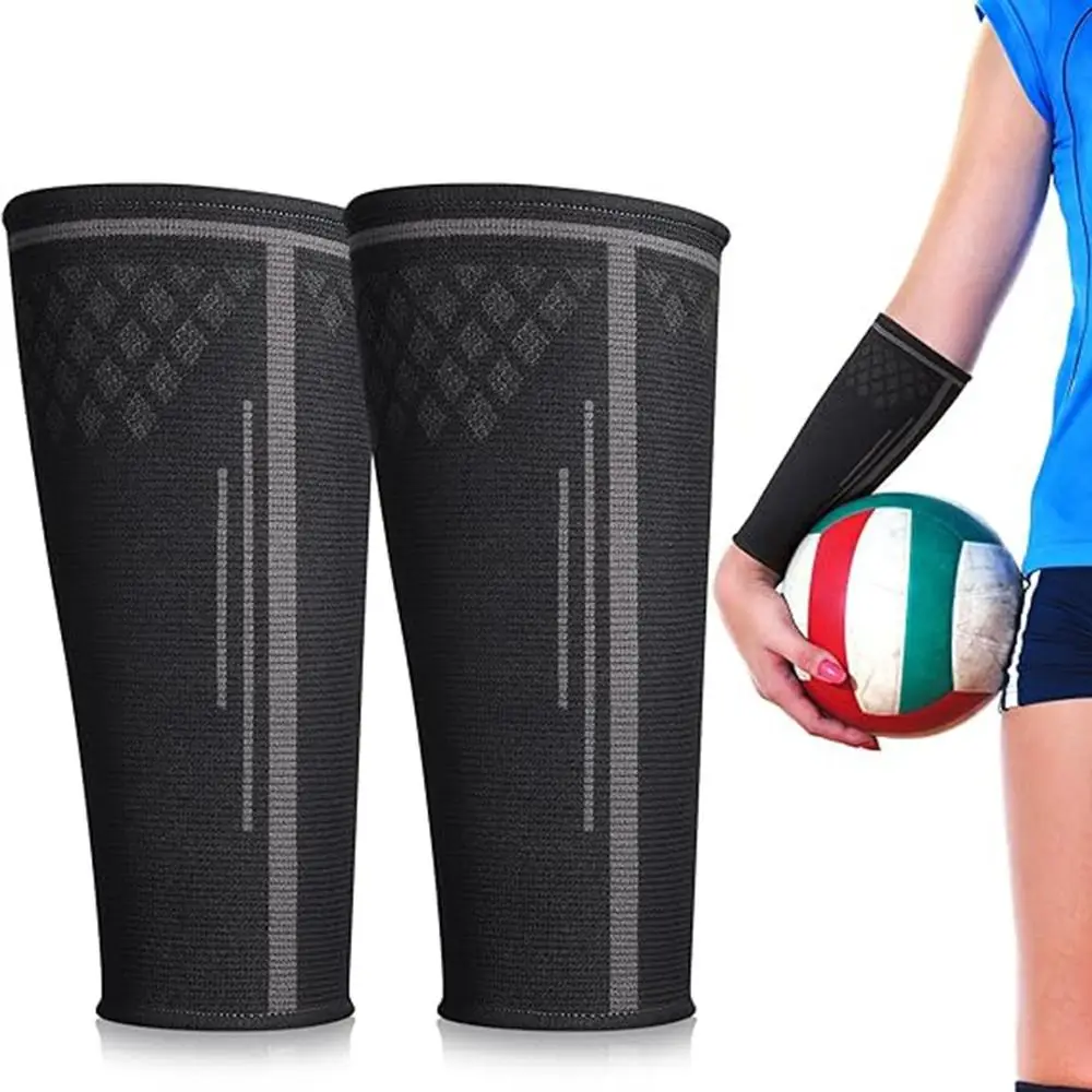 1Pc Volleyball Arm Sleeves Elastic Forearm Compression Sleeve Breathable Wrist Support Arm Warmers Passing Forearm Sleeves arm warmers