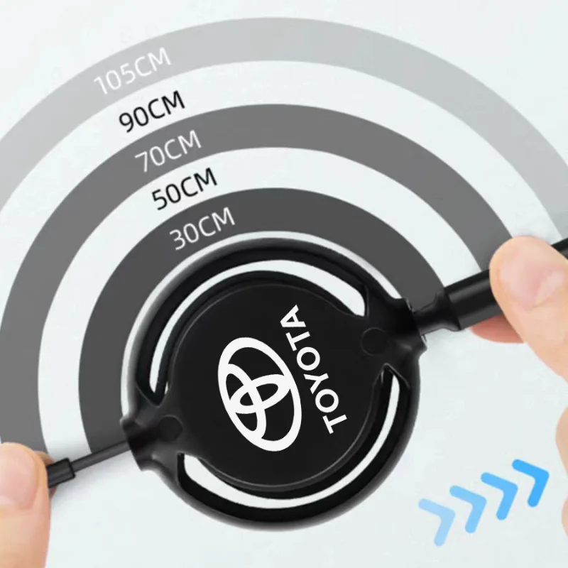 كابل شحن سريع للسيارة USB ، 3 في 1 ، نوع C ، USB م...