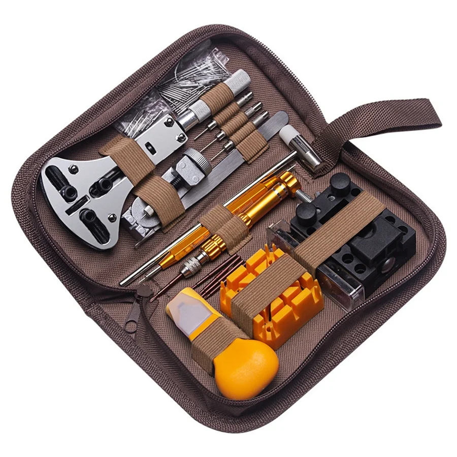 

Watch Repair Tools Kits Upgraded Version 149Pcs Watches Battery Replacement Watchband Link Remover Spring Bar Tool Kit with Carr
