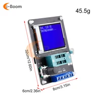 DC5V GM328A Transistor Tester Resistance Inductance Capacitance Meter ESR Meter Transistor Testing LCD Display 2