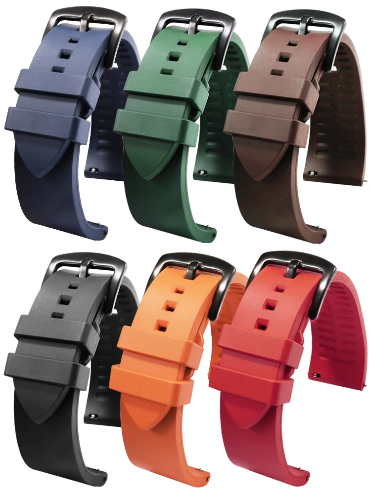 Cinturino In Silicone Traspirante Antipolvere Maschio Per Omega Casio Longines Mido Iwc Tudor Catena In Silicone Impermeabile 20Mm 22Mm