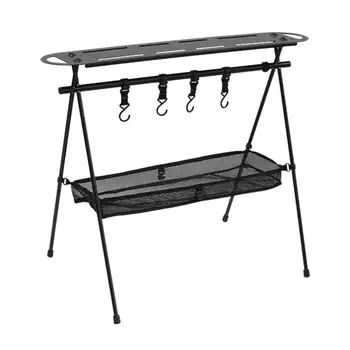 Storage Net Camping Stand 1