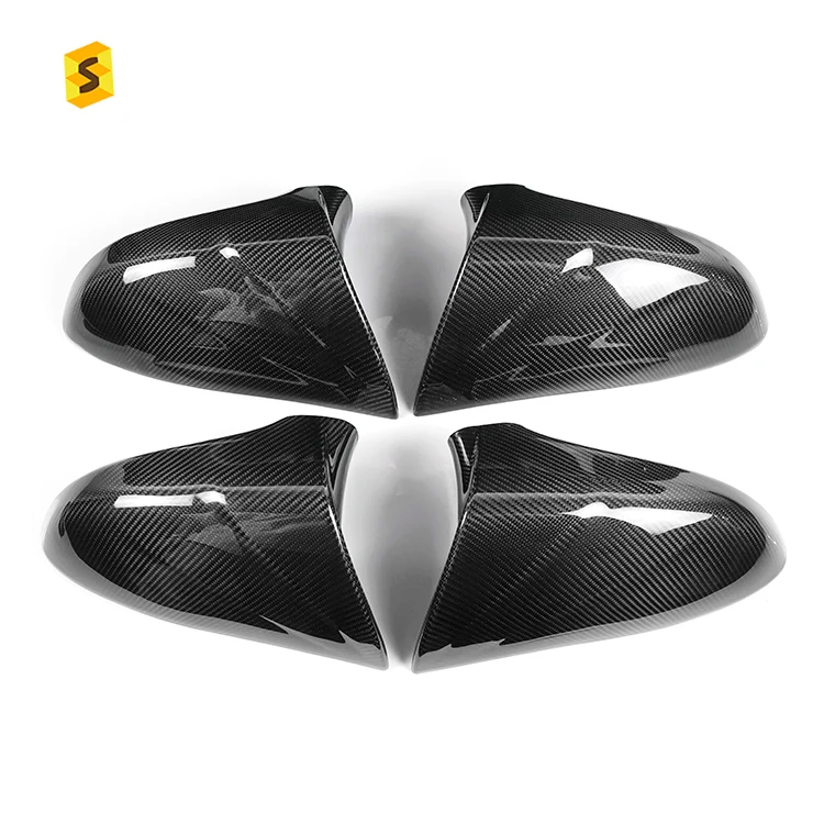 

Shasha Carbon 2pcs Dry Carbon Mirrors Replacement Car Carbon Fiber Rearview Mirror Cover For Lexs ES IS LS CT GS RC/RCF