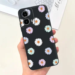 2024 Sleek Black Silicone Protective Phone Case for Moto G34 (Pink Green)
