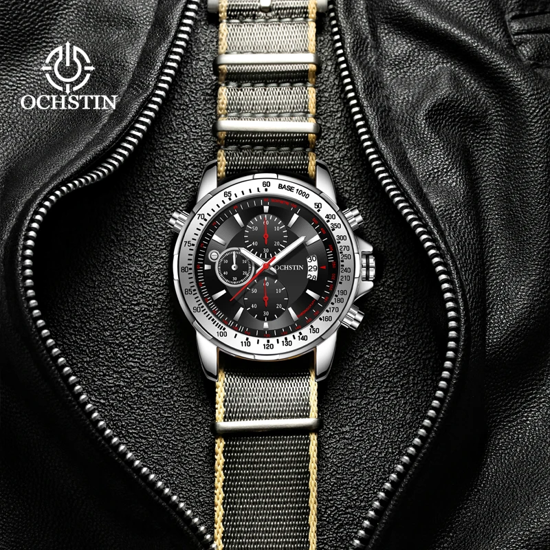 OCHSTIN Multifunction quartz movement 2024 new men's watches men's quartz watches Seiko watches fashion quartz wristwatch