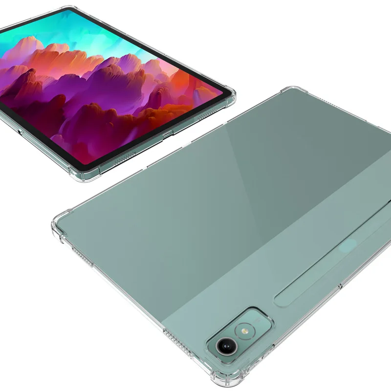 Tablet Case For Lenovo Xiaoxin Pad Pro 12.7 inch Airbags Soft TPU Clear Cover for Xiaoxin Tab P12 Transparent Silicon