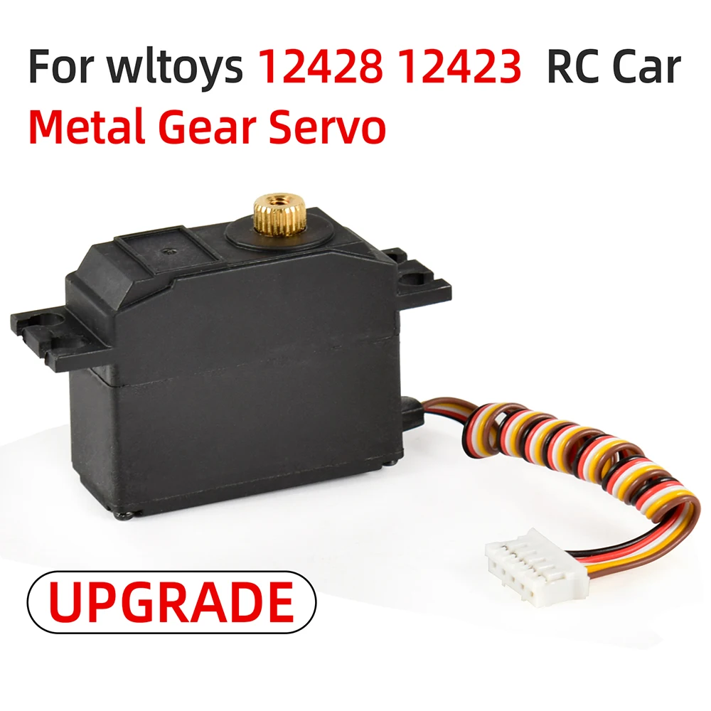RC Servo Metal Gear Servo verbessert für Wltoys 1/12 12428 12423 1/10 10428 10428-A 10428-B 10428-B2 10428-C2 RC Desert Short Car – Detail 4