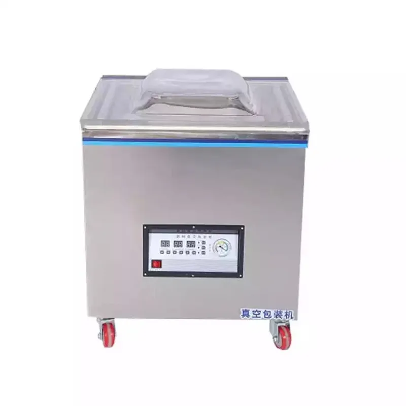 

Double Pump Automatic Vacuum Sealer Packing Sealing Machine Meat Vegetables Fruit Seafood Fish Steak Grain Packaging Equipment