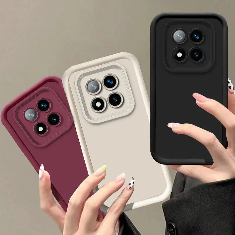 Für Redmi Note 15 Pro Plus / Note 15 Hülle Modische Weiche Silikon-Schutzhülle für Redmi Note 15 Pro Candy Stoßfeste Handyhülle