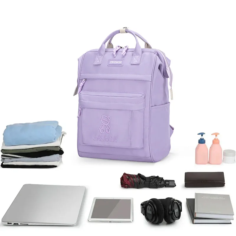 Schoolbag female high school junior high school student japanese style preppy style backpack college student backpack
